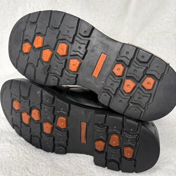 Harley-Davidson Brake Buckle Black Leather Motorcycle Boots - Picture 10 of 15